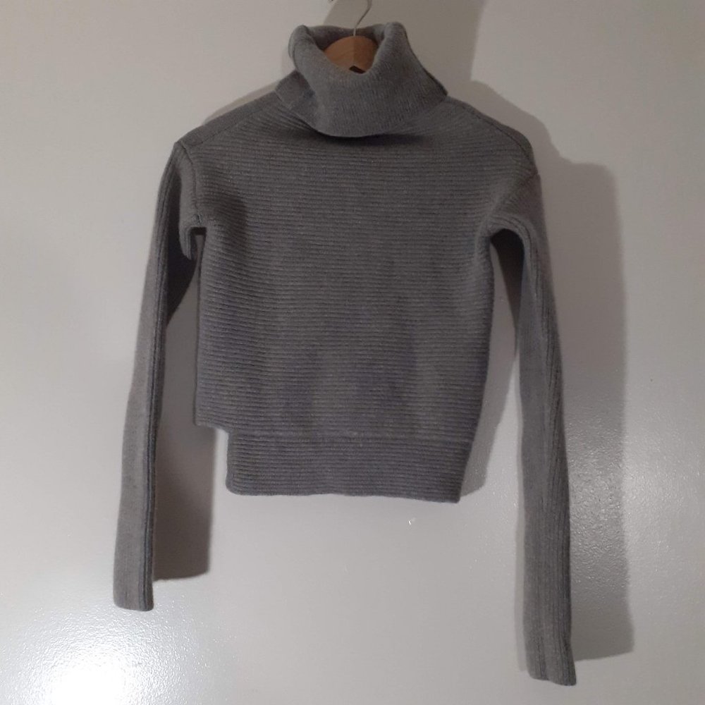BABATON chunky kinit Turtleneck warm sweater 80%WOOL 20%CASHMERE xxs
